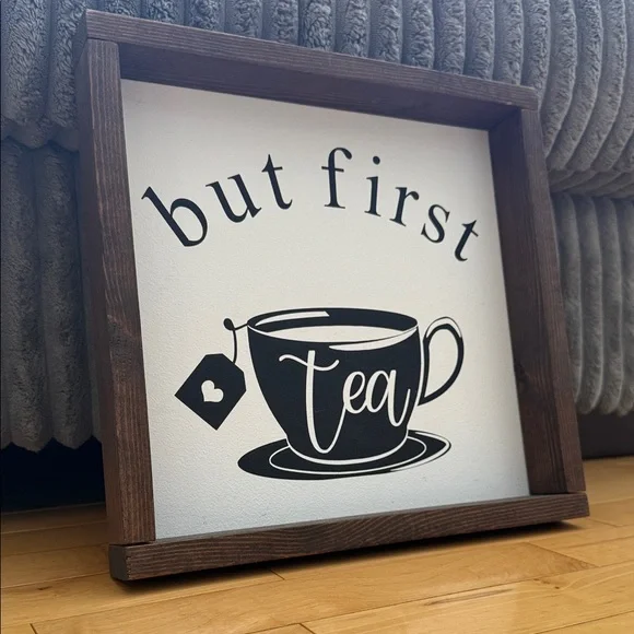 Rustic Tea Sign - Picture 2 of 5